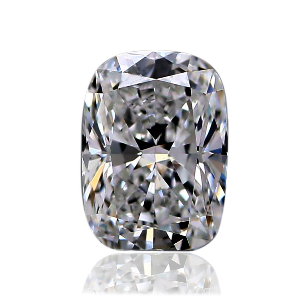 9x7mm Premium Dark Grey Moissanite Cushion Cut Loose