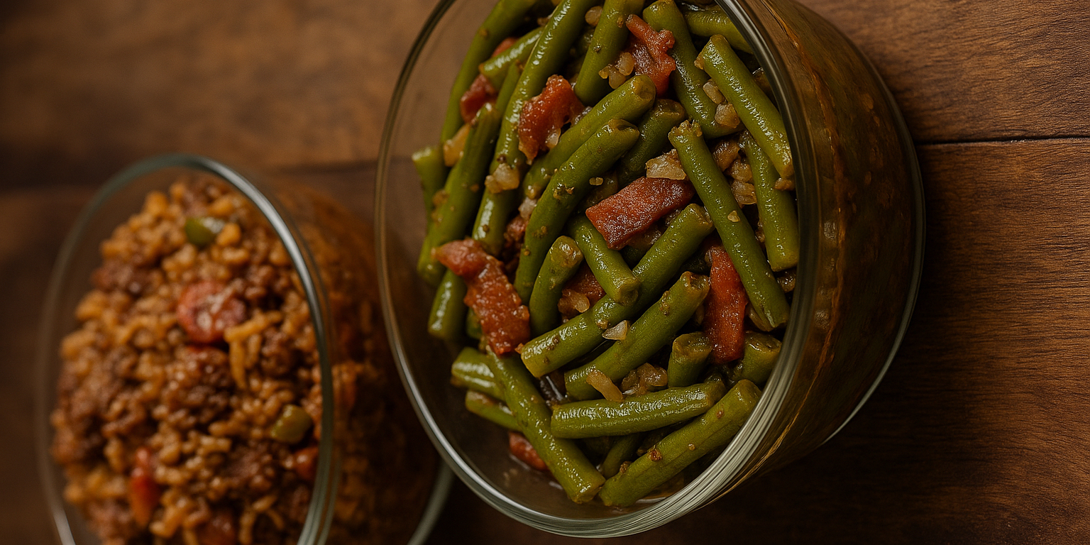 Arranged Food and Objects