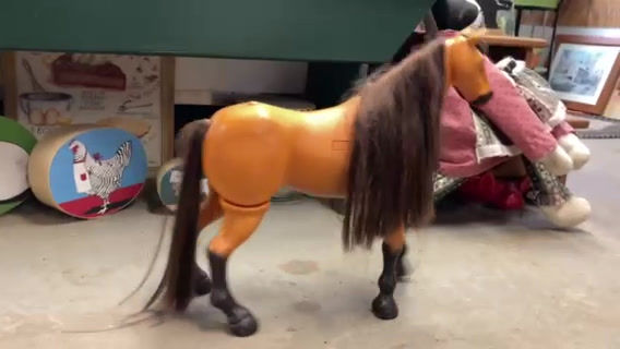 Thumbnail: Preowned walking/talking Spirit horse, walks and winks!
