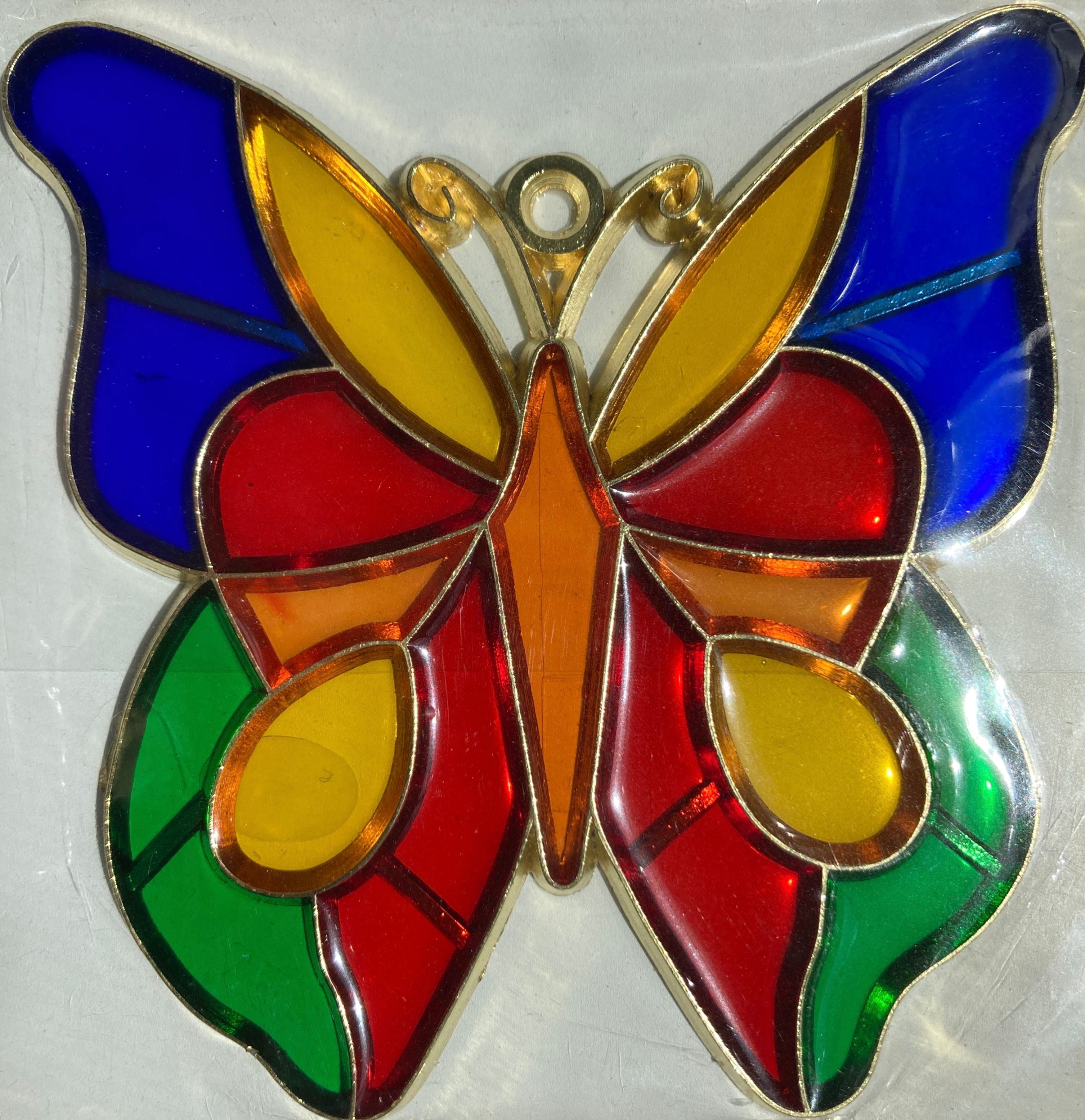 Colorful butterfly suncatcher