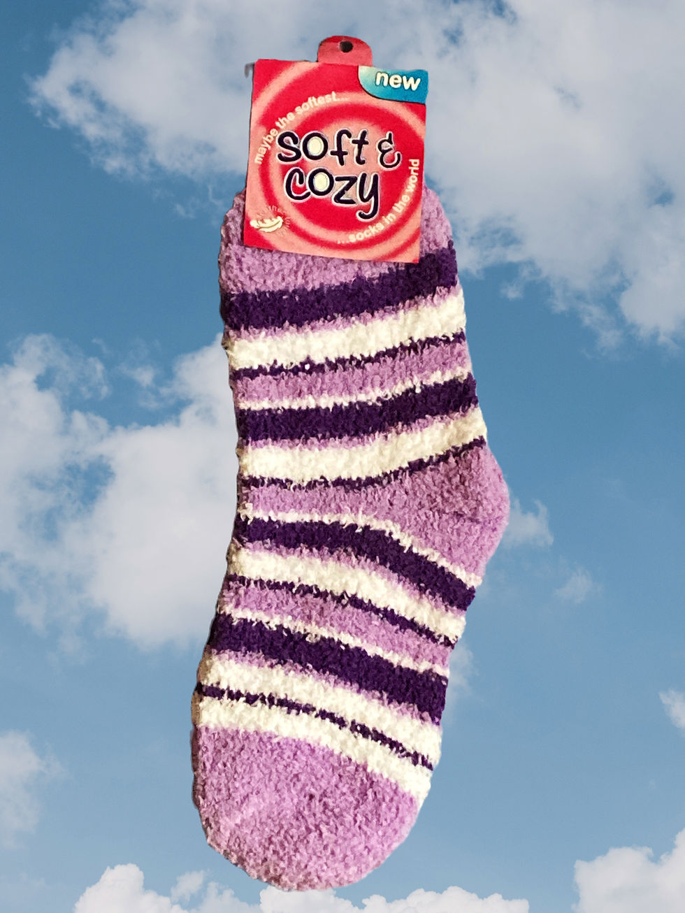 Thumbnail: Fun, fuzzy, soft and cozy thick women’s socks (6-9)