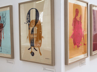 Panorama : exposition dans le réseau des galeries en lycées et collèges en Basse-Normandie