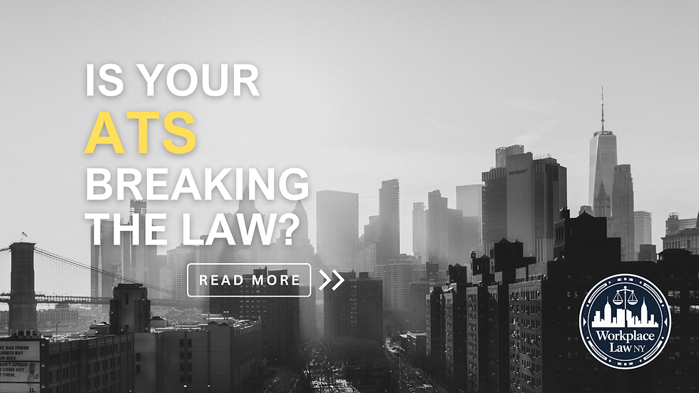 AI Hiring law in NYC