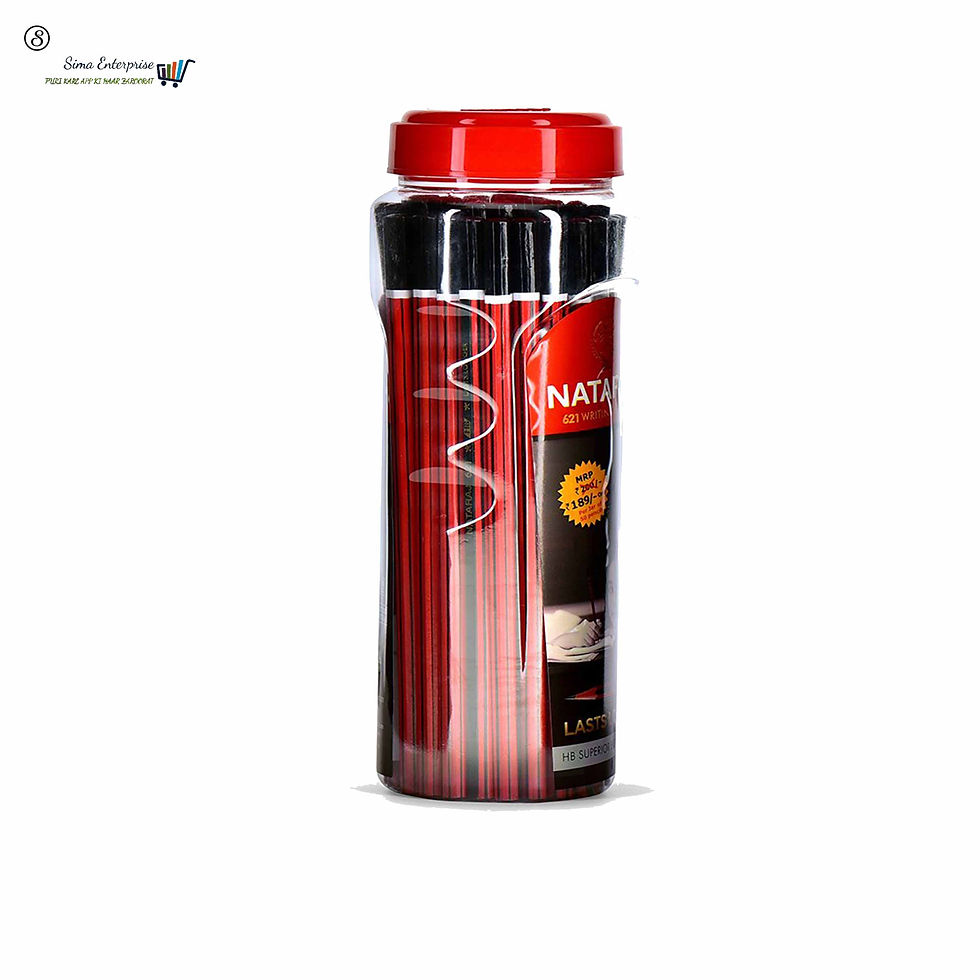Thumbnail: Natraj Long Last HB Pencil (20 Pencil Kit & 50 Pencil Jar)