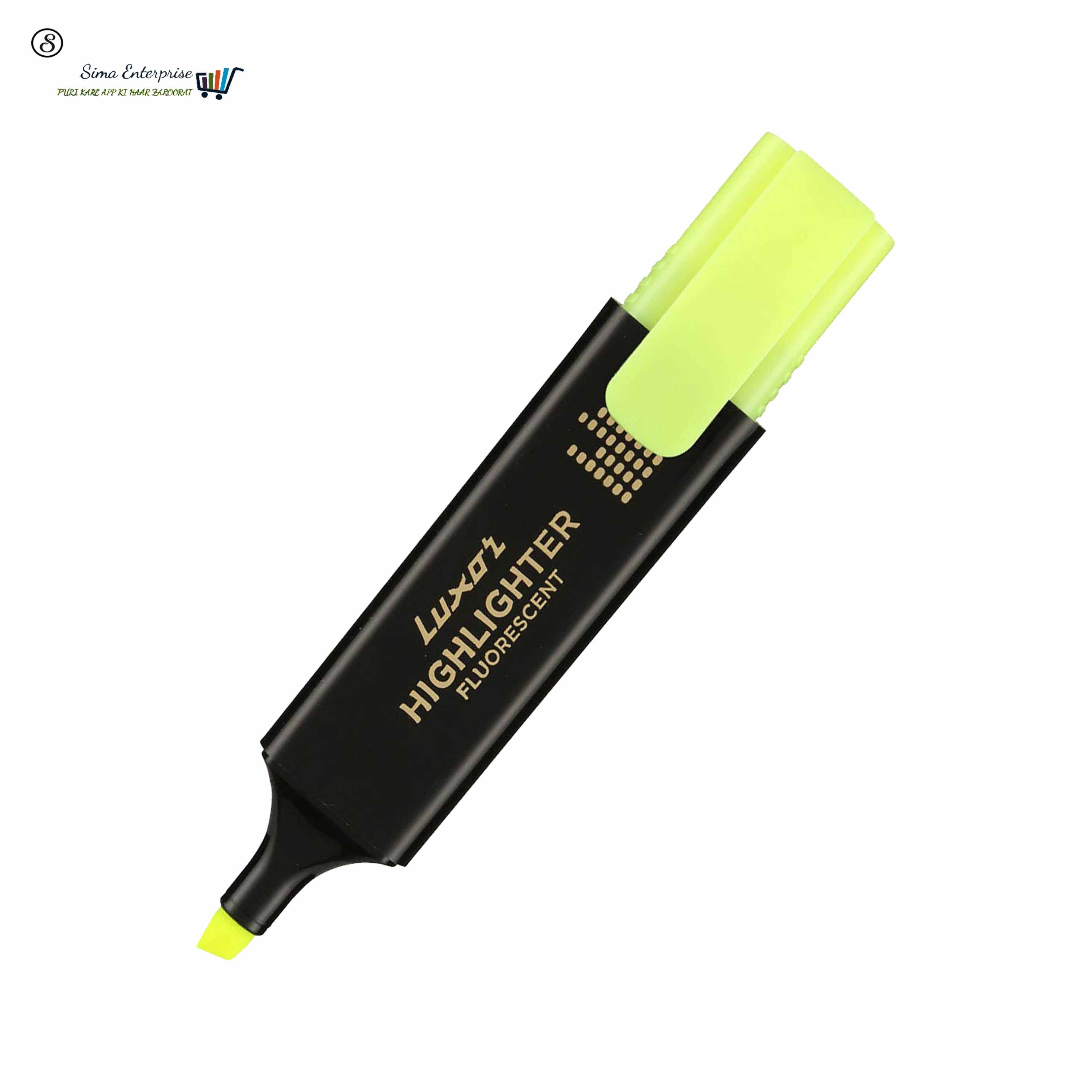 Luxor Text Liner - Yellow Ink | Long Lasting