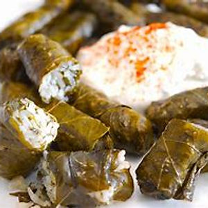 Dolmades-Rice Stuffed Vine Leaves