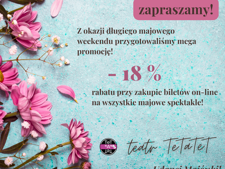 Majówkowa promocja!