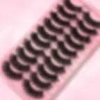 Miniatura: 10 Pairs 3D Fluffy Faux Mink Thick Curling Lashes