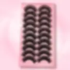 Miniatura: 10 Pairs 3D Fluffy Faux Mink Thick Curling Lashes