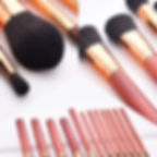 Miniatura: 12-Piece Makeup Brush Set with Powder Brush and Wood Brushes