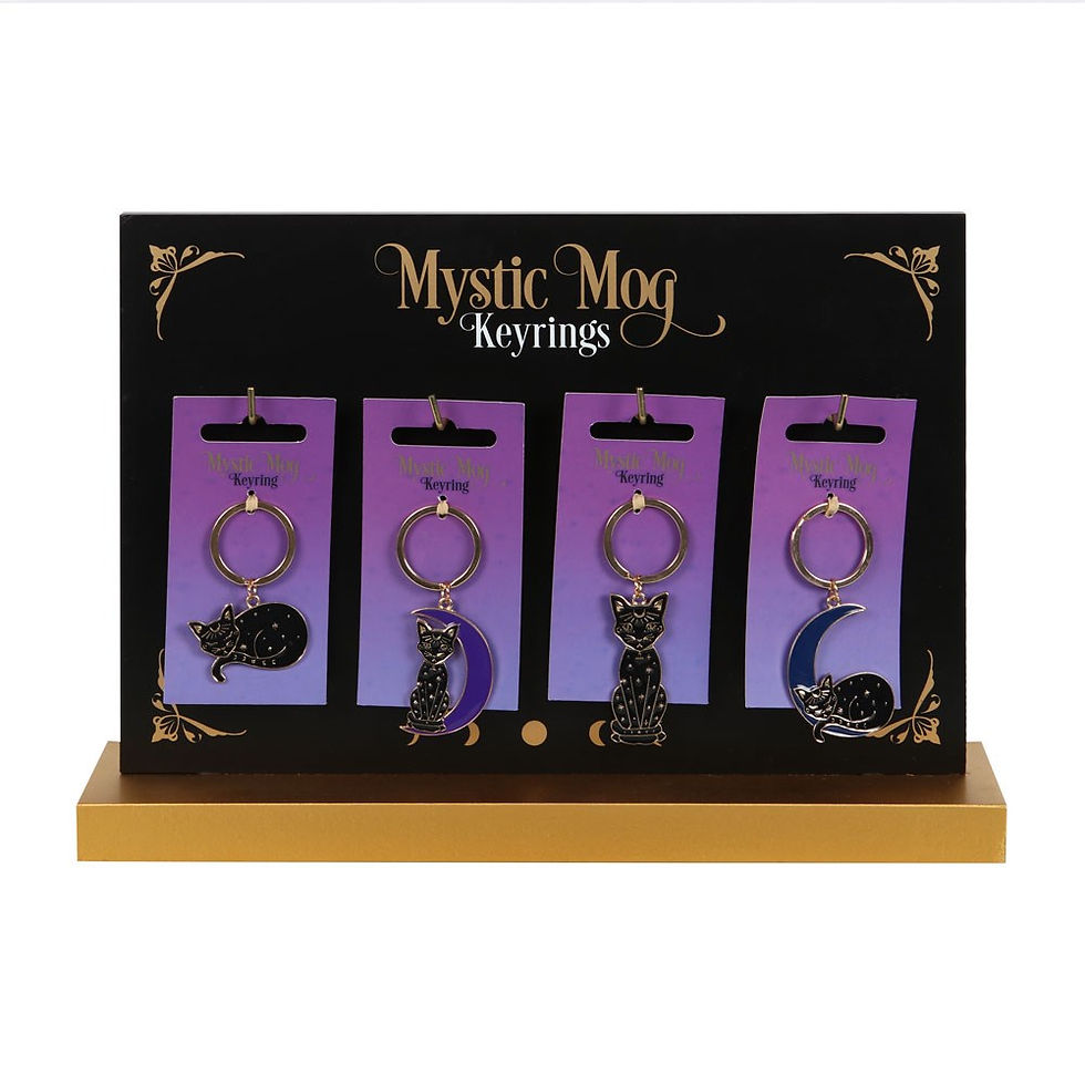 Mystic Mog Cat Keyrings