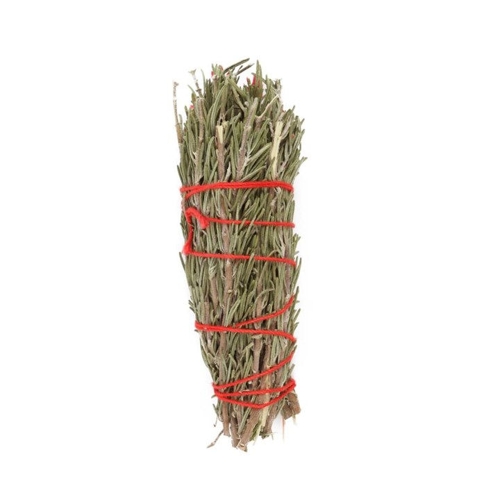 Thumbnail: 6IN RITUAL WAND SMUDGE STICK WITH ROSEMARY AND YERBA SANTA SAGE