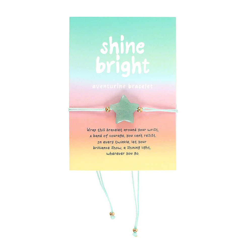 Thumbnail: Shine Bright Aventurine Crystal Star Bracelet
