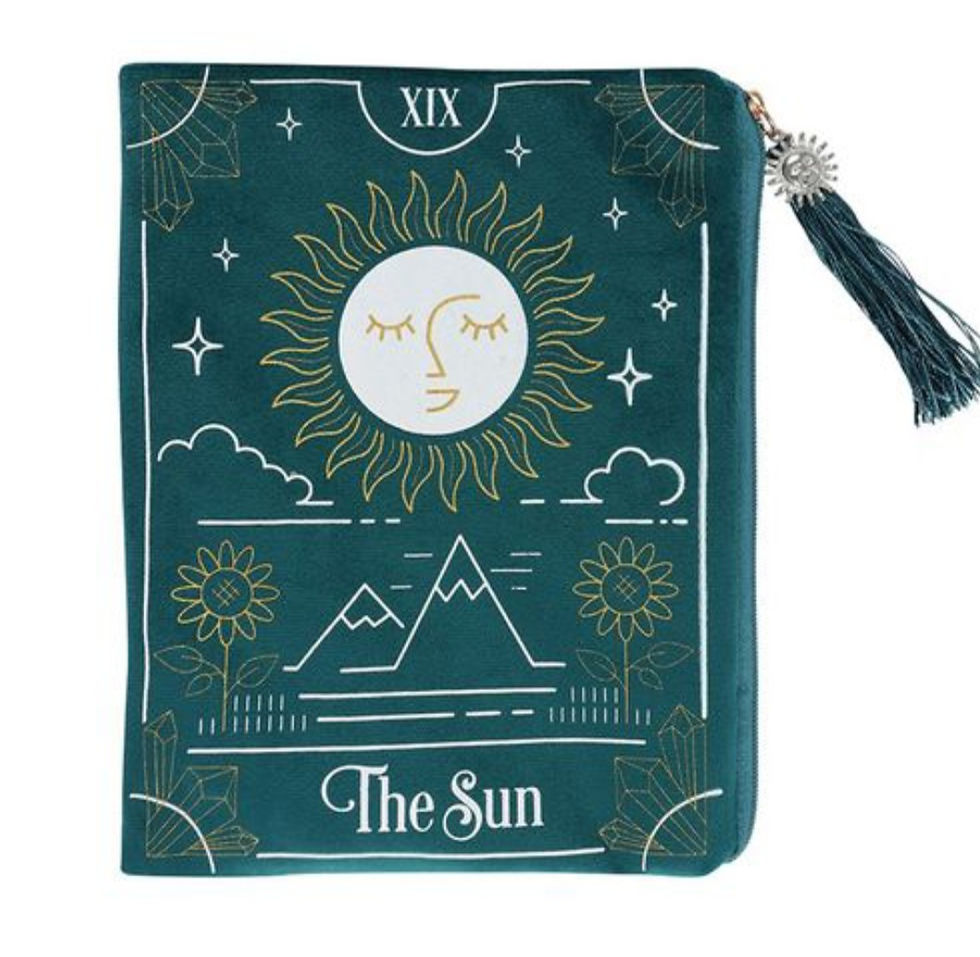 The Sun Tarot Card Zippered Bag