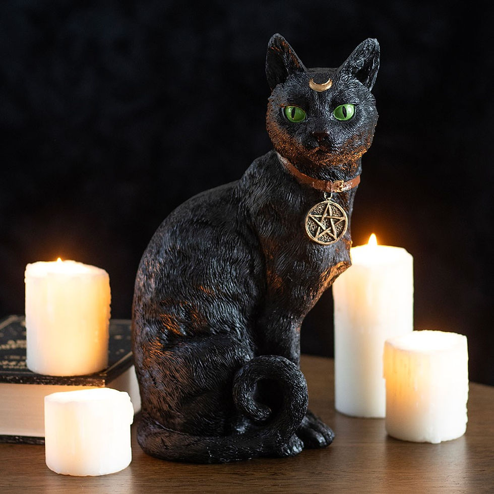 Thumbnail: Sitting Black Cat Figurine