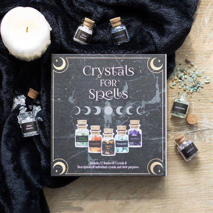 Thumbnail: Crystals for Spells Crystal Chip Bottle Gift Set

