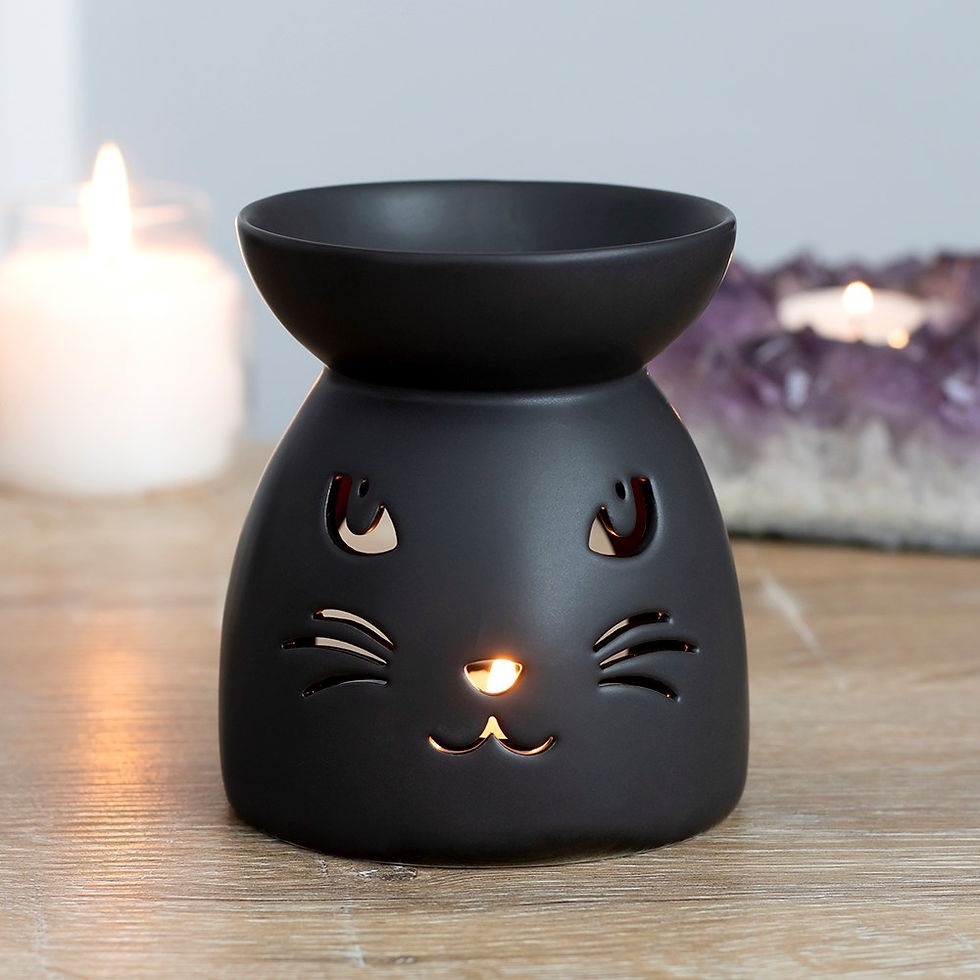 Thumbnail: Black Cat Cut Out Oil Burner