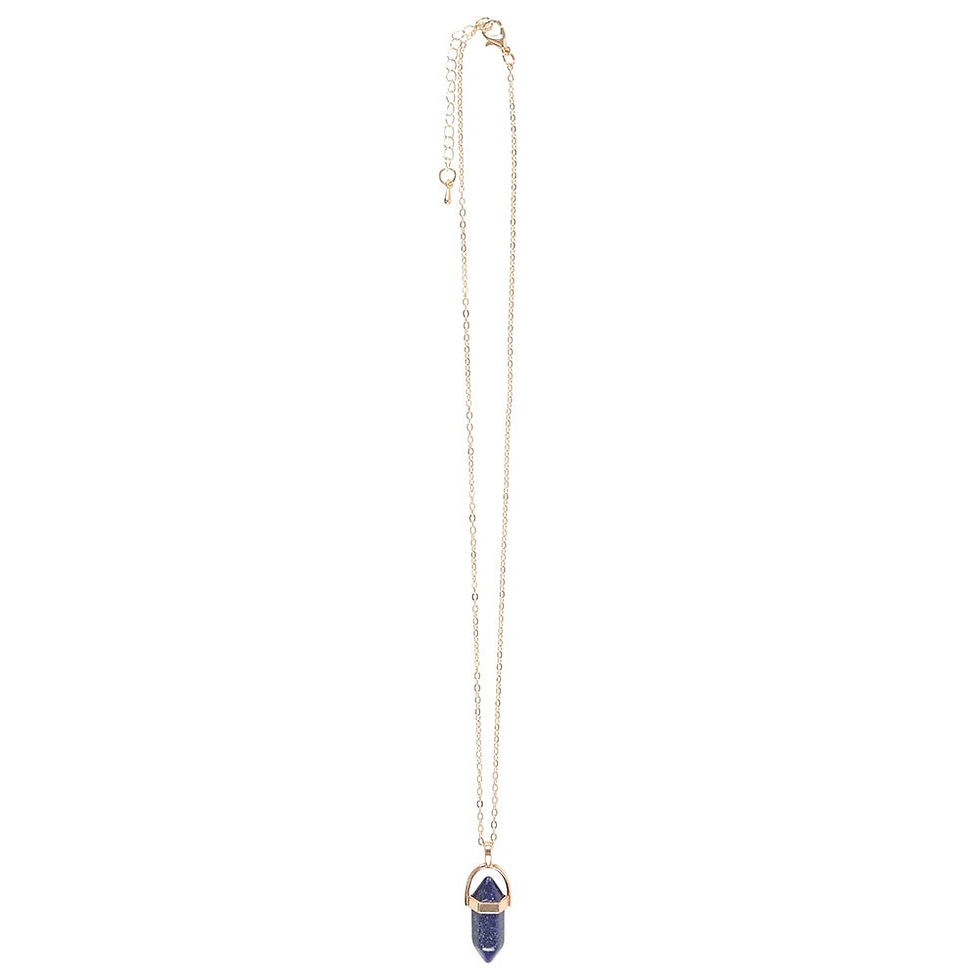 Thumbnail: Lapis Lazuli Crystal Pendant Necklace