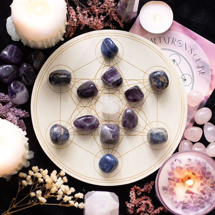 Thumbnail: Metatron's Cube Crystal Grid Set