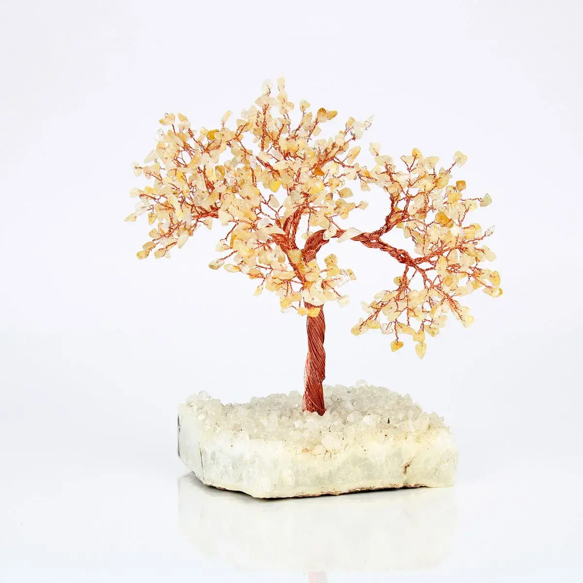 Citrine Crystal Tree - 500 Beads & Cluster Base