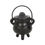 Thumbnail: 7.5cm Cast Iron Cauldron with Triple Moon