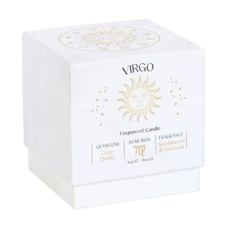Thumbnail: VIRGO SANDALWOOD & PATCHOULI GEMSTONE ZODIAC CANDLE