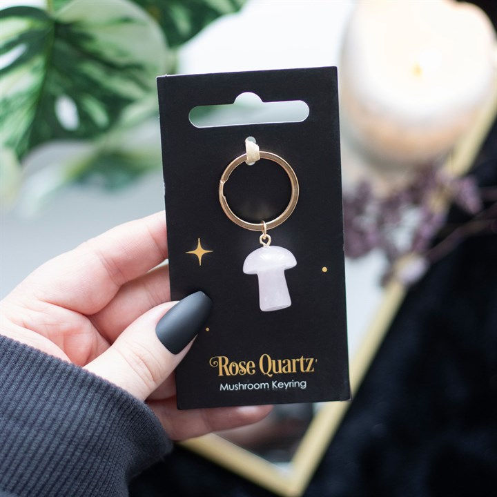 Thumbnail: Crystal Mushroom Keyring 4 Variants
