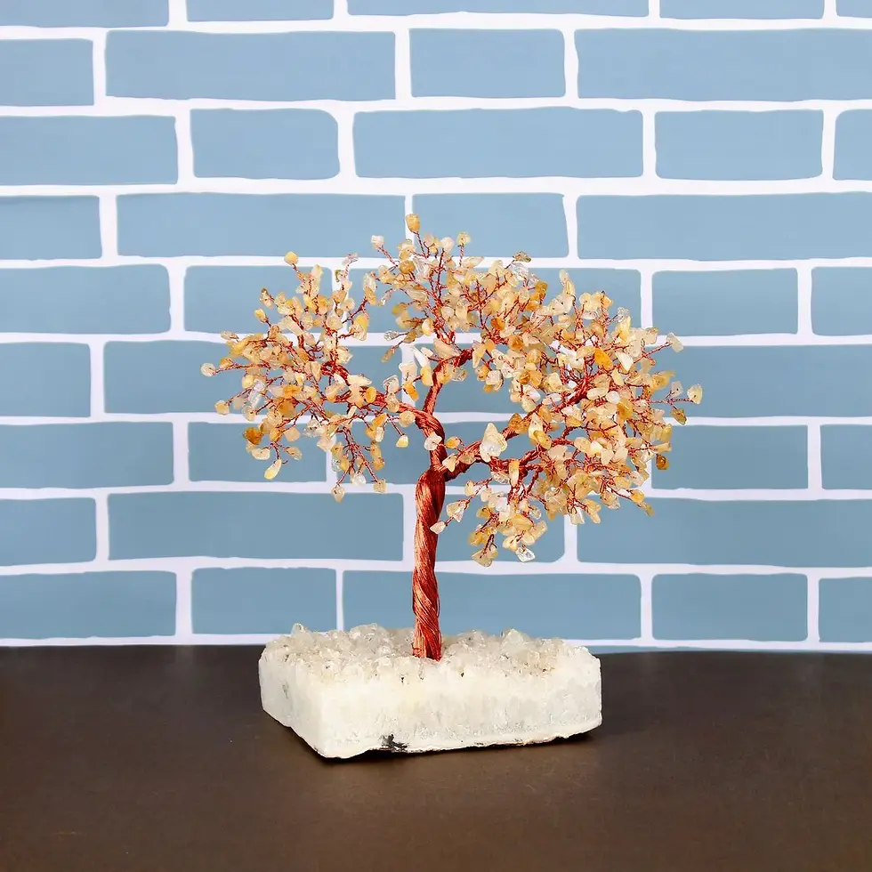 Thumbnail: Citrine Crystal Tree - 500 Beads & Cluster Base