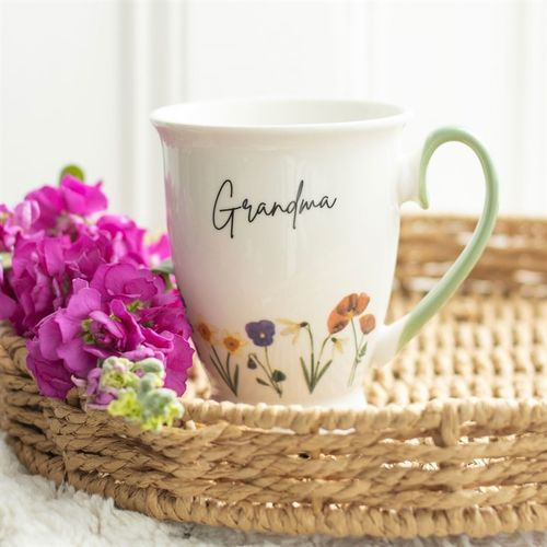 Thumbnail: Grandma Wildflower Pedestal Mug