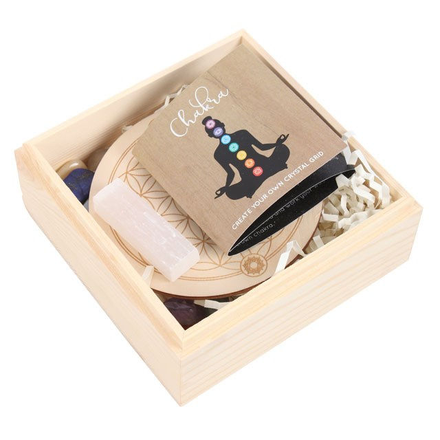 Thumbnail: Chakra Crystal Grid Gift Set