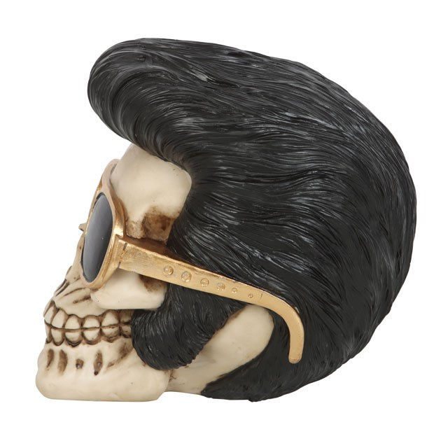 Thumbnail: Rockstar Skull Ornament with Sunglasses
