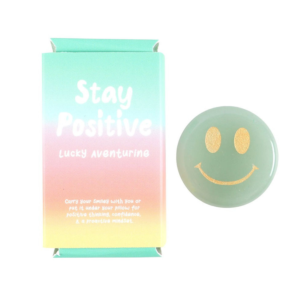 Thumbnail: Stay Positive Aventurine Happy Face Crystal