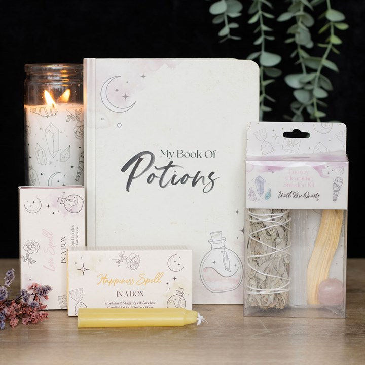 Thumbnail: SMUDGE KIT WITH ROSE QUARTZ CRYSTAL