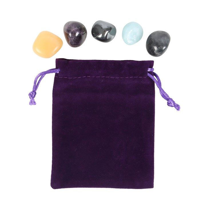 Thumbnail: Aquarius Crystal Tumblestone Set