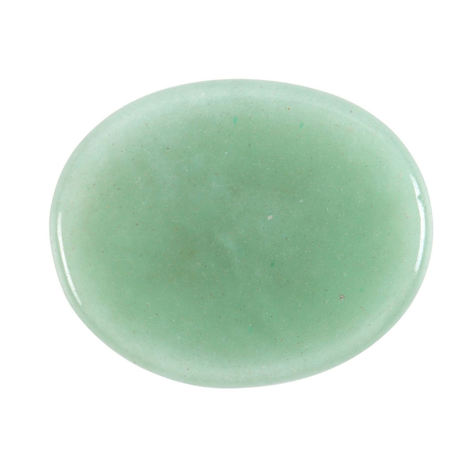 Thumbnail: Good Luck Aventurine Crystal Palm Stone