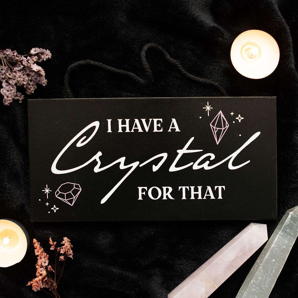 Thumbnail: I Have a Crystal for That Witchy Hanging Sign