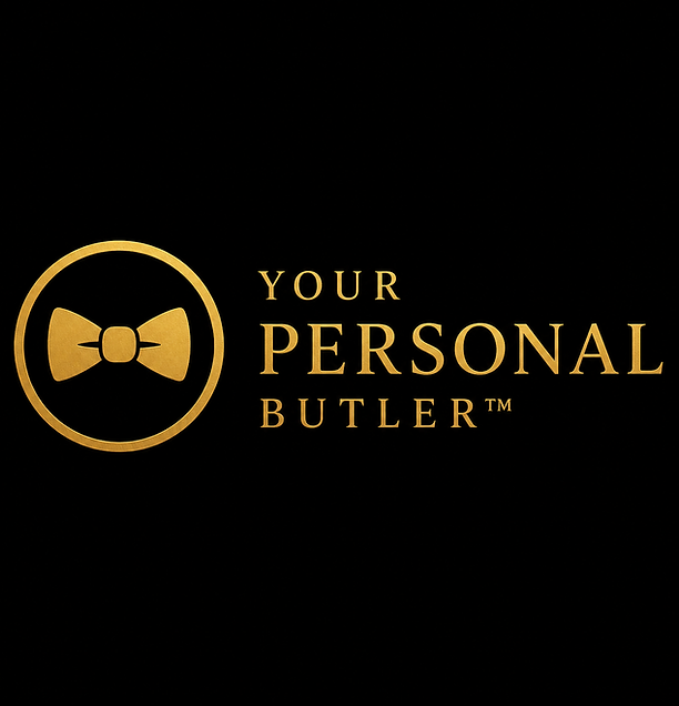 Your Personal Butler gold logo – Private Bartending and Event Staffing in San Francisco Bay Area