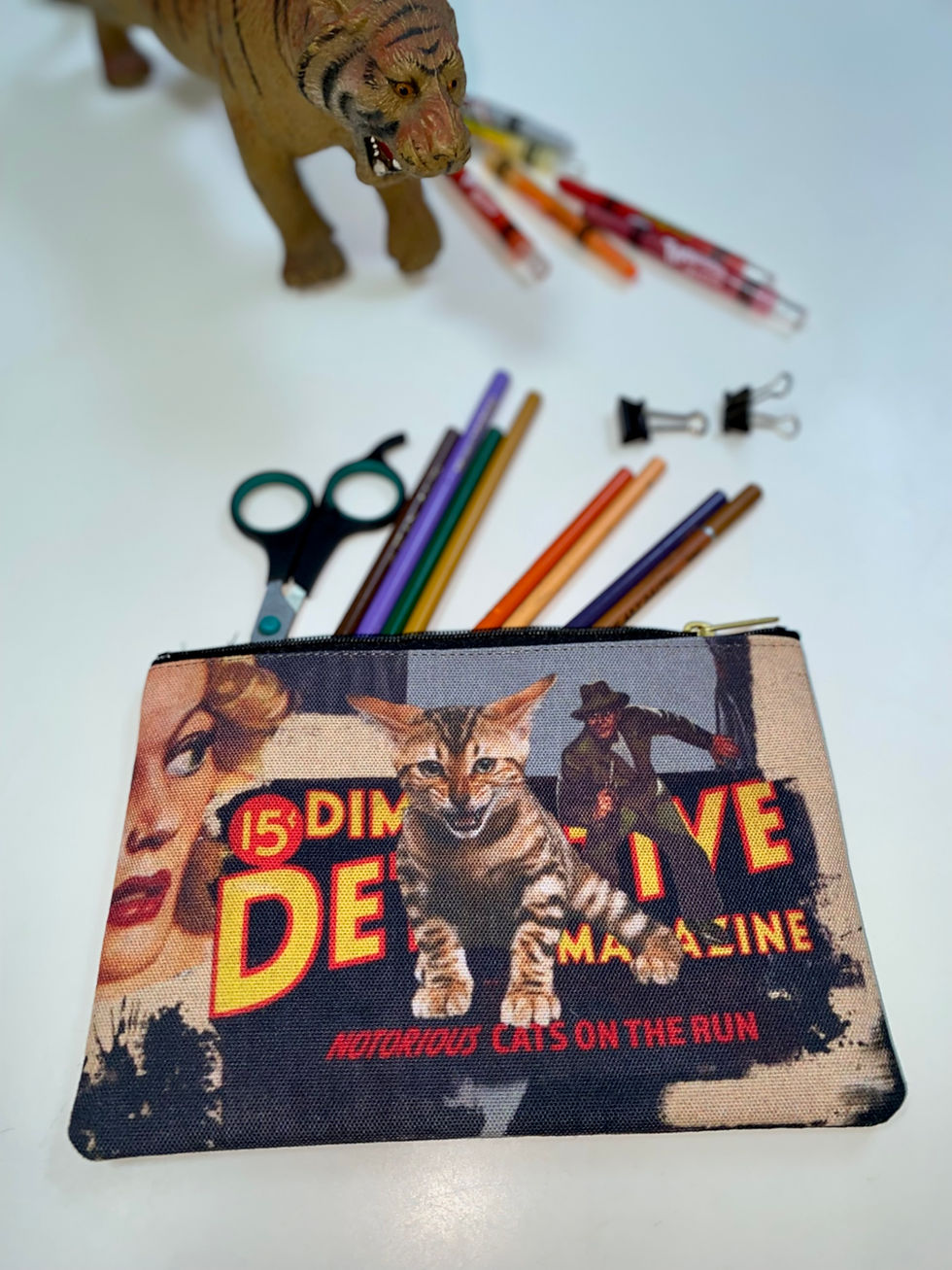 Thumbnail: Accessory Pouch CRIME CATS - THEY JUST WANT TO PLAY