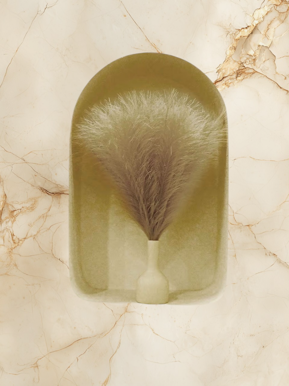 Thumbnail: Elegant Ceramic Purse Vase with Custom Silk Flower Arrangement, Home Decor.