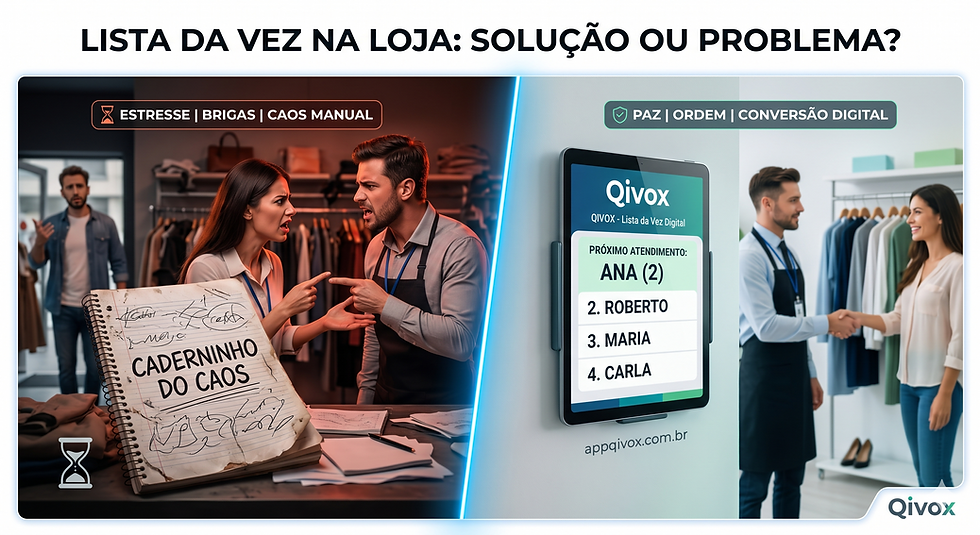 Lista da Vez na Loja: Solução Definitiva ou o Início de um Novo Problema?