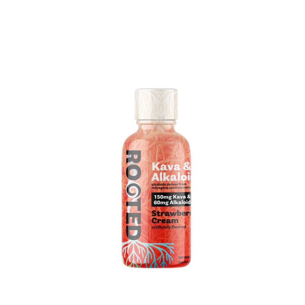 Rooted Alkaloid Kava Shot - Strawberry Cream