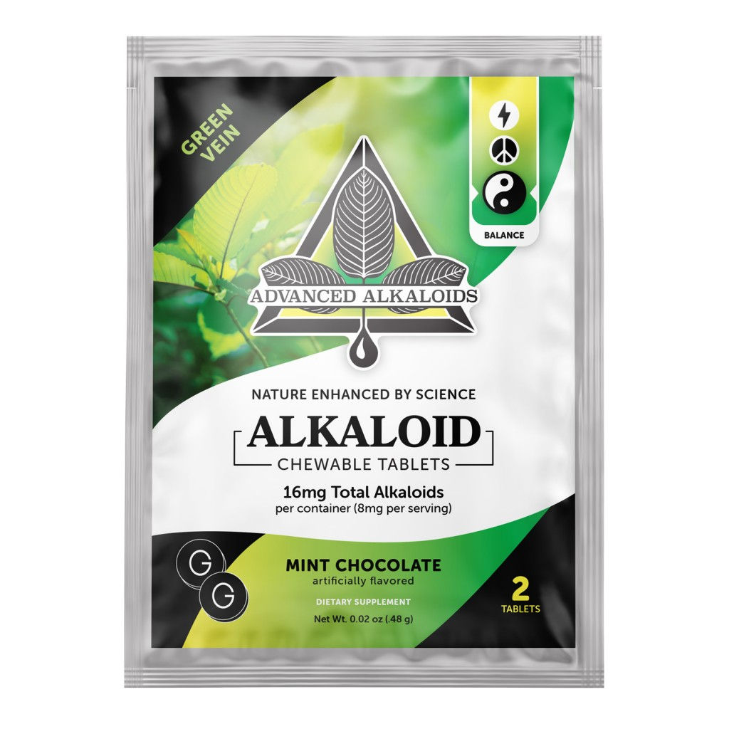 7oH + Pseudoindoxyl - Green Vein - Advanced Alkoloid - Chewable Tablets 2Count