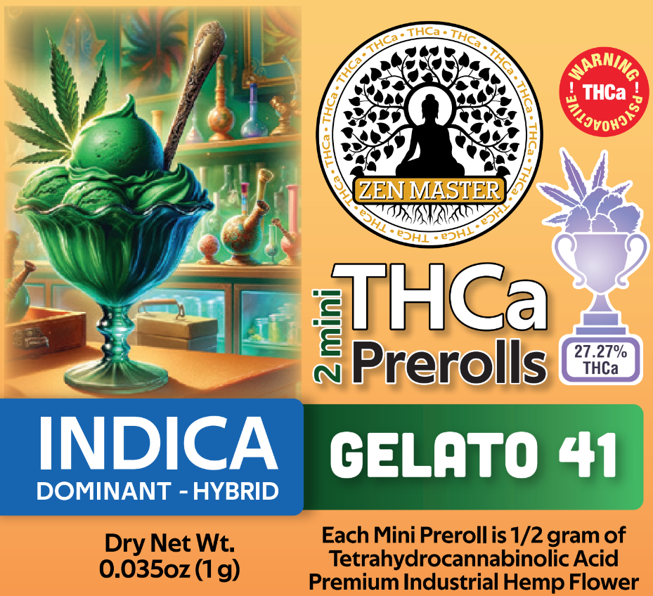 Thumbnail: THCa Prerolls - Gelato 41