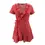 Thumbnail: Summer Women’s Floal A-Line Dress Sweet Elegant Floral Ruffles V-Neck Bandage