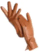 Thumbnail: Women's Sheepskin Gloves Winter Warm Plus Velvet Short Thin Touch Screen Driving