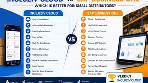 Incluziv Cloud vs SAP Business One — Which is Better for Small Distributors?