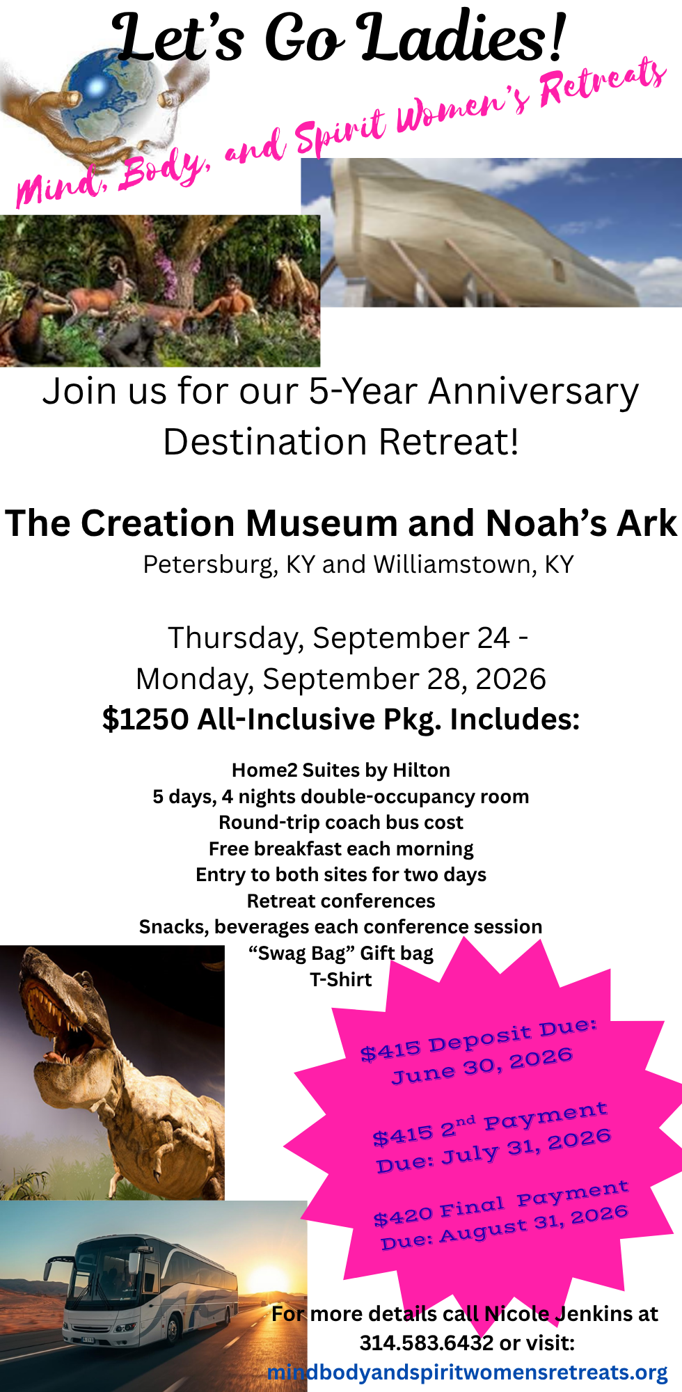5th Year Retreat Anniversary Destination Trip