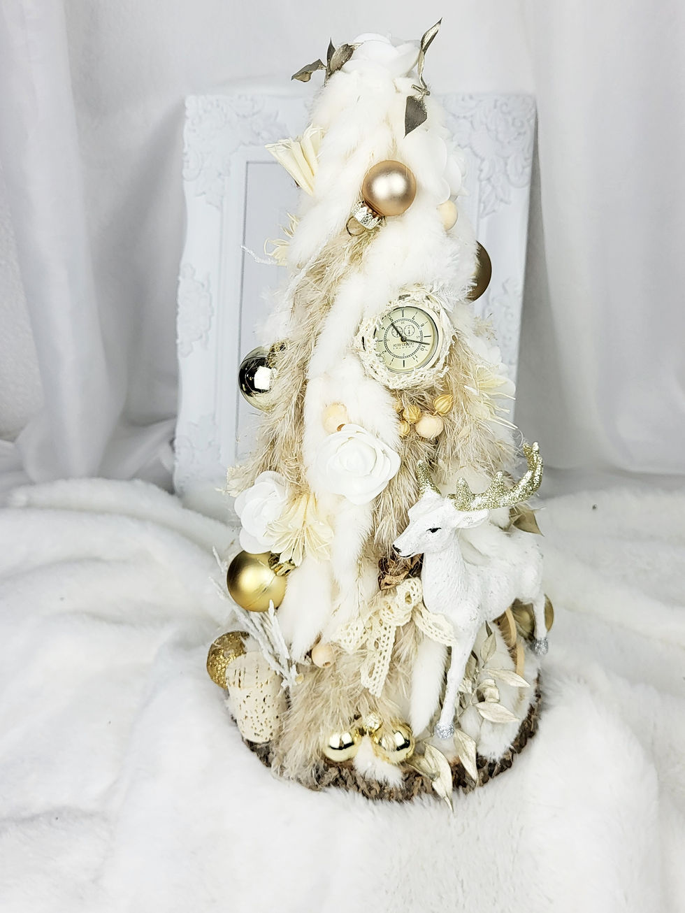 Miniaturbild: Weihnachtsbaum aus Lagurus