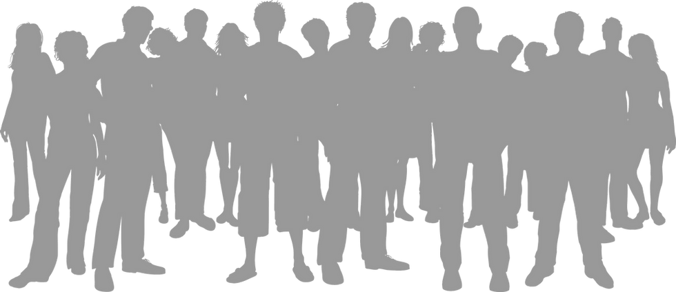 Grey crowd clipart TR backgnd.png