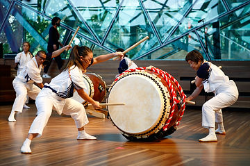 Miyake taiko performance